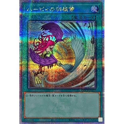 ハーピィの羽根帚(モンスターが羽根を持つ)_25thレア_QCCP-JP127