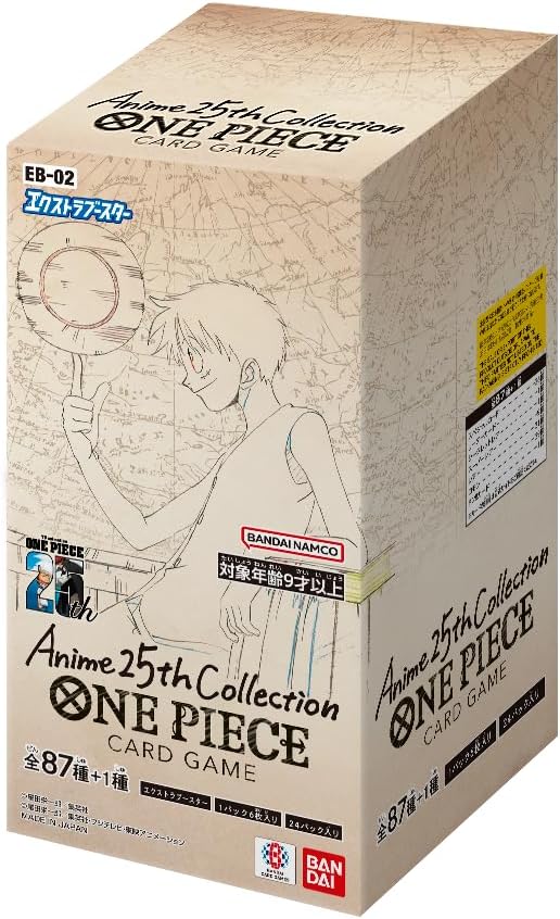 【SALE!！】ONE PIECE CARD「エクストラブースター Anime 25th collection【EB-02】」_1BOX