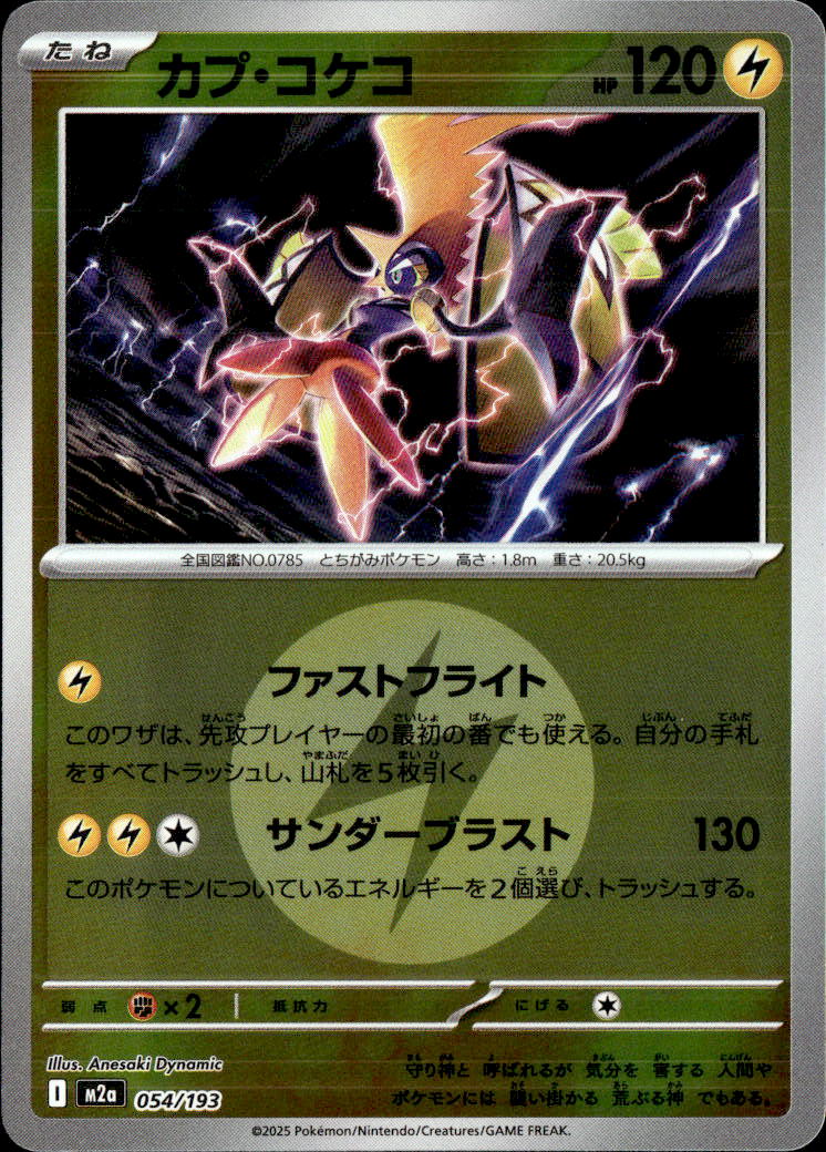 カプ・コケコ（雷エネ）054/193