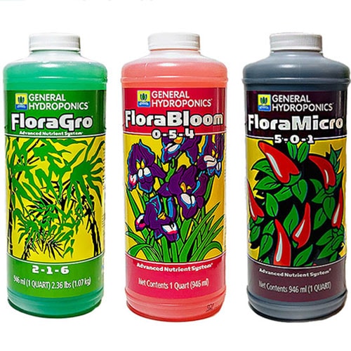 GENERAL HYDROPONICS】 フローラ(946mL)3本SET | 肥料&活力剤,GH