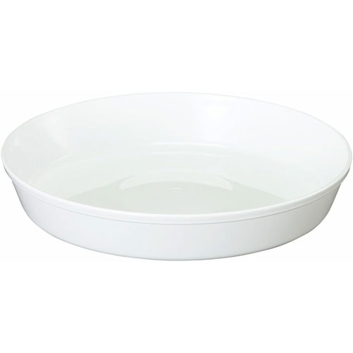 プラ皿・白 - 浅皿 12号 | 鉢,受け皿 | Tree people