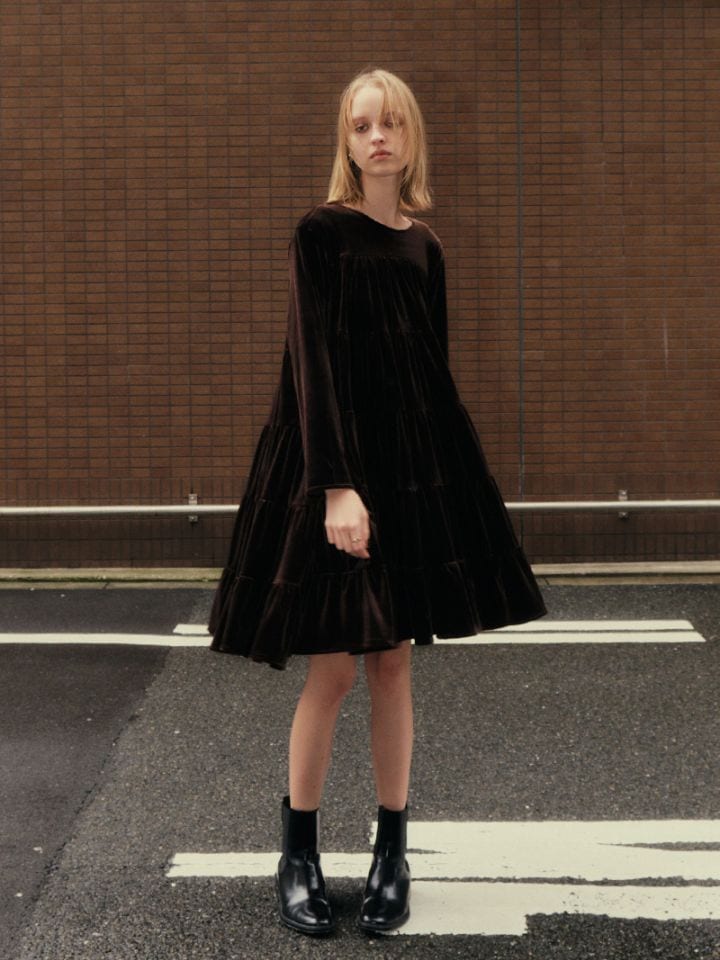 TREFLE＋1 ベロアフェアリーワンピース ベロアフェアリーワンピース | Onepiece,長袖 | | TREFLE＋1（トレフル