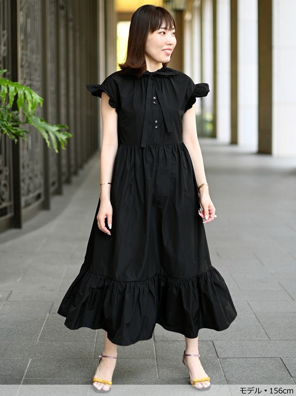 シェルワンピース Bk Onepiece ノースリーブ Trefle 1 トレフルプラスワン