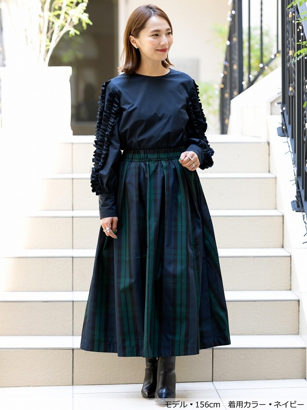 お袖ホイップブラウス~長袖 | Tops,ブラウス | | TREFLE+1(トレフル ...