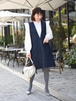 デニムジャンパースカート|ノースリーブ|Onepiece