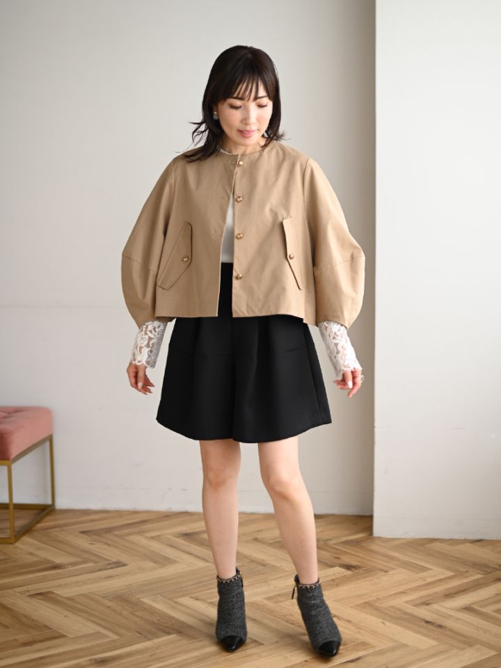 【新品未使用タグ付き】トレフルプラスワン タックショートパンツ 02 タックショートパンツ | Bottoms,ショート | | TREFLE＋1（トレフル