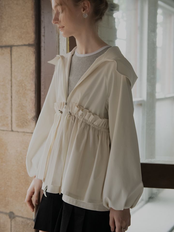 ！最終お値下げ！TREFLE+1⭐︎プリーツジャケット TREFLE＋1（トレフルプラスワン） |