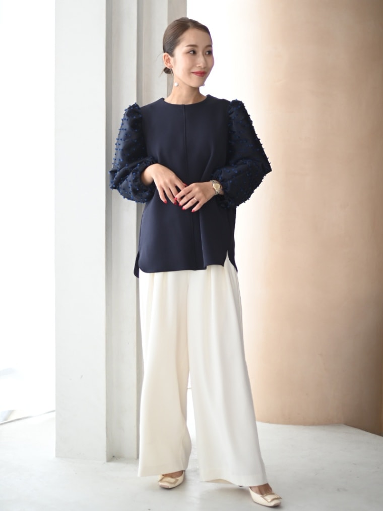 トレフルプラスワン♡ 最新作 ミニミニリボンブラウス♡ ミニミニリボンプルオーバー | Tops,トップス | | TREFLE＋1（トレフル