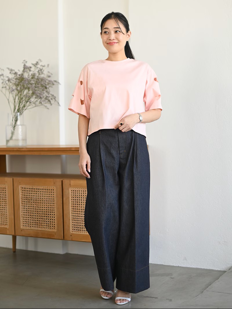 トレフル♡ハートカッティングTシャツ ハートカッティングT | Tops,Tシャツ | | TREFLE＋1（トレフルプラスワン）