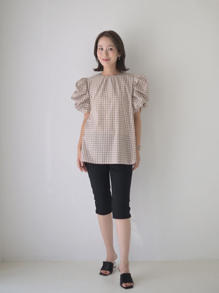 ハートギンガムトップス | Tops,ブラウス | | TREFLE＋1（トレフル 