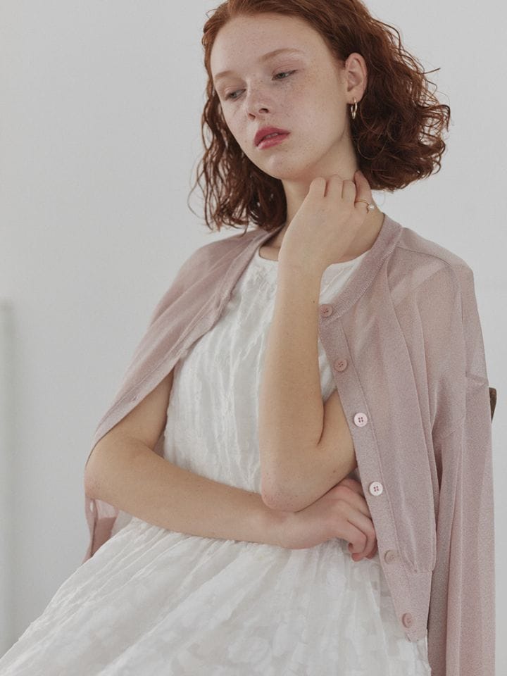 ラメシアーカーディガン | Cardigan,長袖 | | TREFLE＋1（トレフル