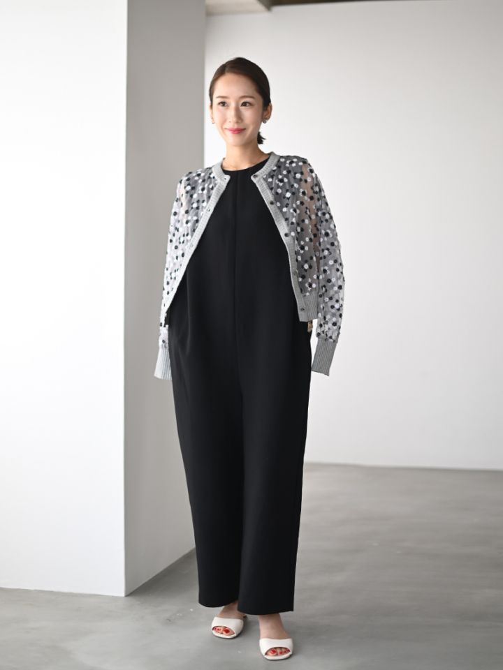 トレフルプラスワン　スタイリッシュサロペット　黒 スタイリッシュサロペット | Onepiece,サロペット | | TREFLE＋1