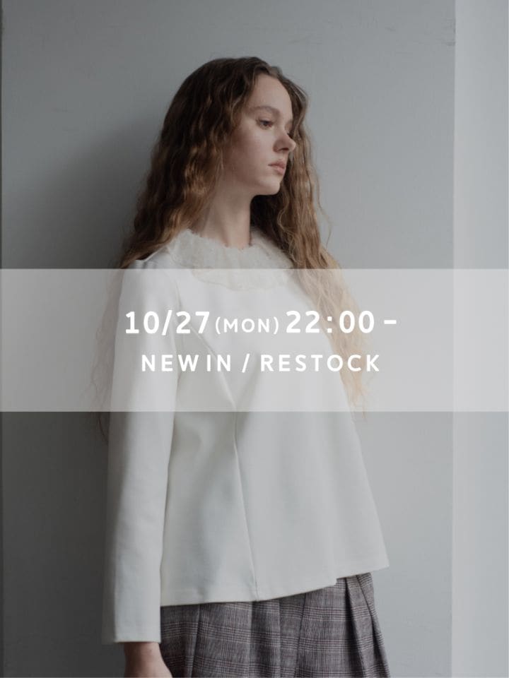 フェザー襟トップス | Tops,トップス | | TREFLE＋1（トレフル