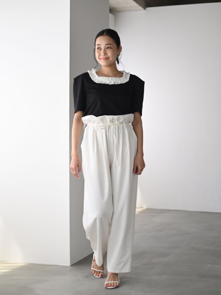 フリルスクエアトップス | Tops,トップス | | TREFLE＋1（トレフル