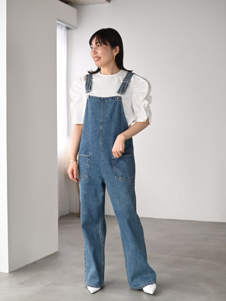 デニムオーバーオール(BLUE) | Onepiece,サロペット | | TREFLE＋1