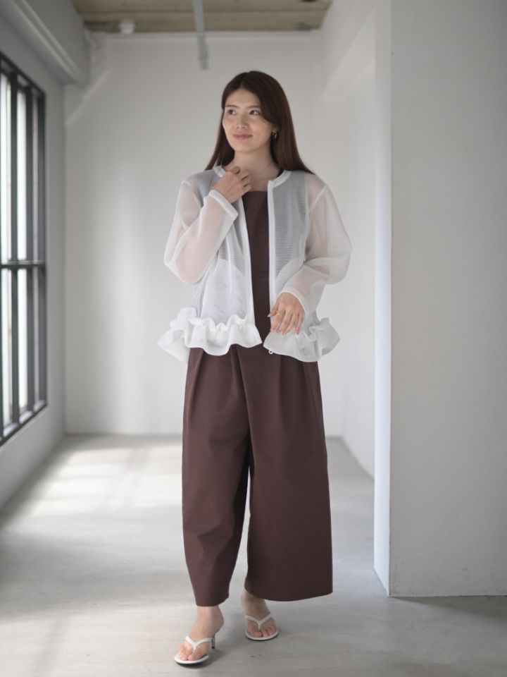 タフタサロペット | Onepiece,サロペット | | TREFLE＋1（トレフル