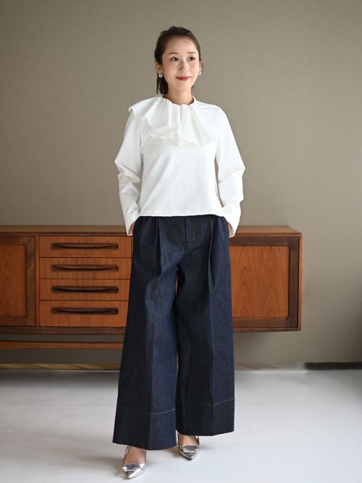 完売商品♪トレフルプラスワン　2wayフリルブラウス 2wayフリルトップス | Tops,トップス | | TREFLE＋1（トレフルプラスワン）