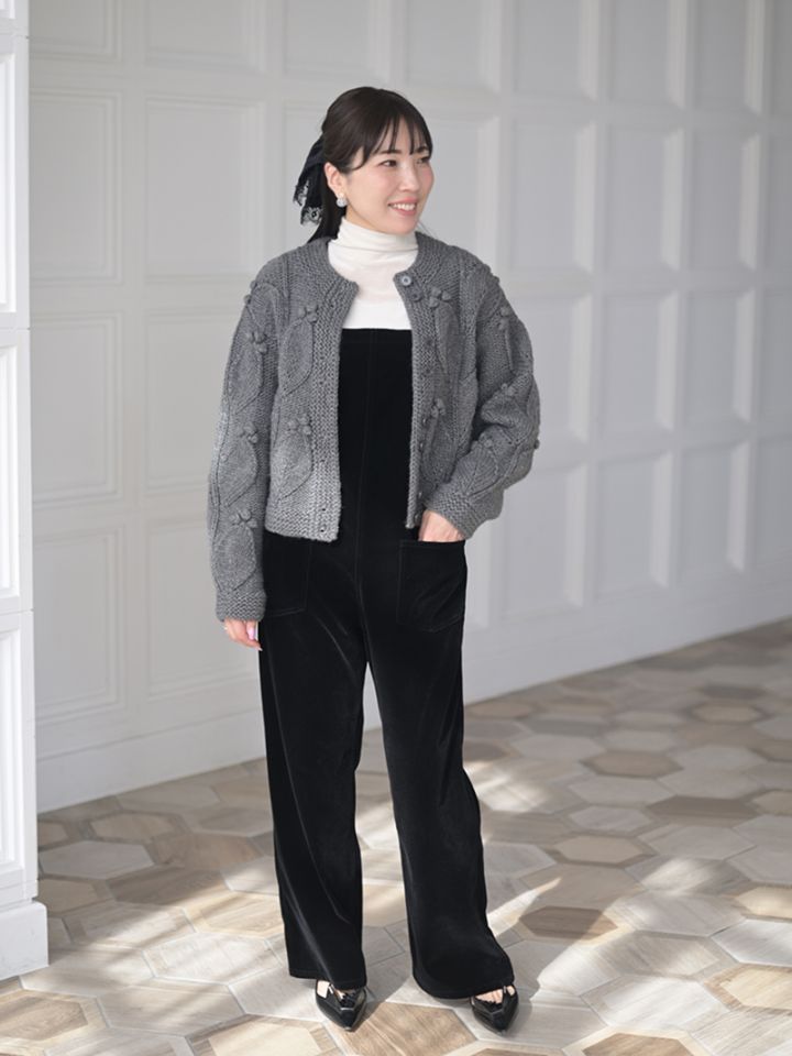 新品未使用タグ付き】トレフルプラスワン リーフハンドニット