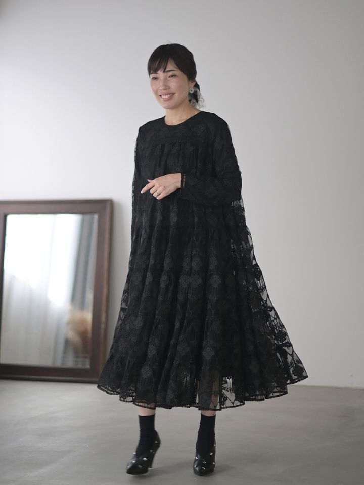 TREFLE＋1 トレフルプラスワン　フェアリーワンピース～long レースフェアリーワンピース～long | Onepiece,長袖 | | TREFLE＋1