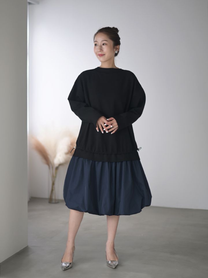 ニットバルーンワンピース | Onepiece,長袖 | | TREFLE＋1（トレフル