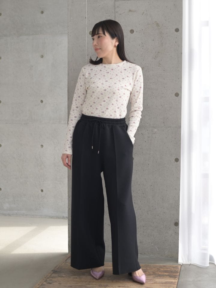 フラワーワッフルカットソー | Tops,Tシャツ | | TREFLE＋1（トレフル