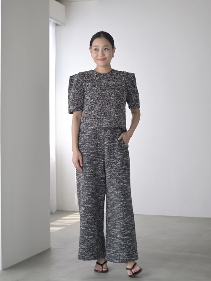 ジャージツイードトップス | Tops,トップス | | TREFLE＋1（トレフル