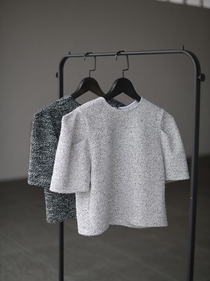 【極美品】trefle+1 ジャージツイードトップス ジャージツイードトップス | Tops,トップス | | TREFLE＋1（トレフル