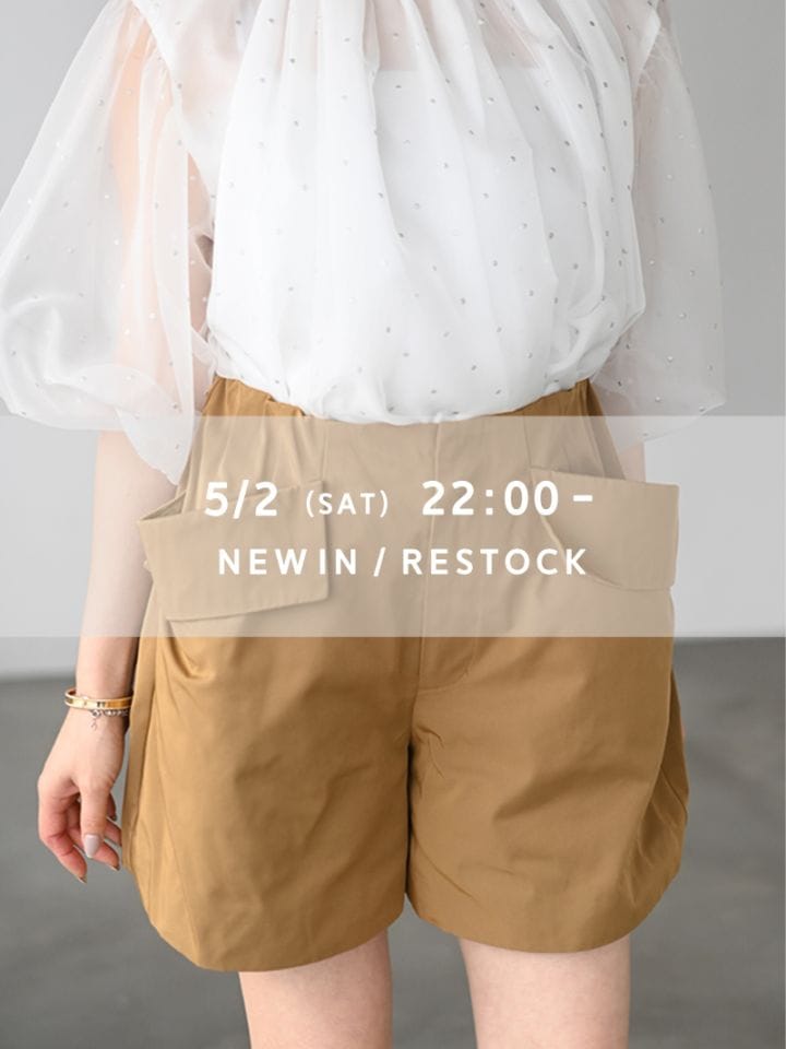 【TREFLE+1】トレフルプラスワン　タックショートパンツ　02 タックショートパンツ | Bottoms,ショート | | TREFLE＋1（トレフル