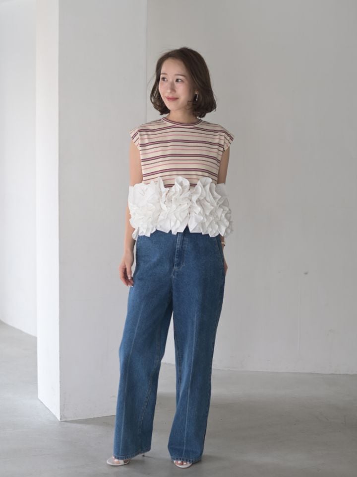 BORDERスワンカットソー | Tops,Tシャツ | | TREFLE＋1（トレフル