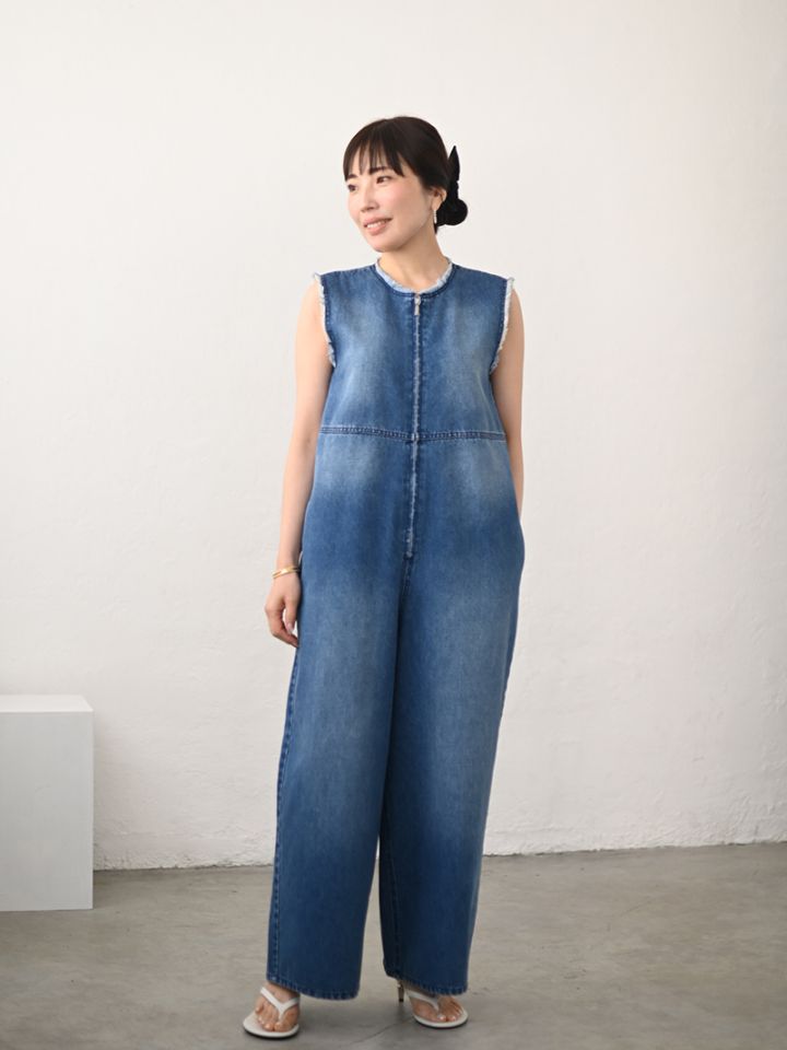 デニムコンビネゾン | Onepiece,サロペット | | TREFLE＋1（トレフル