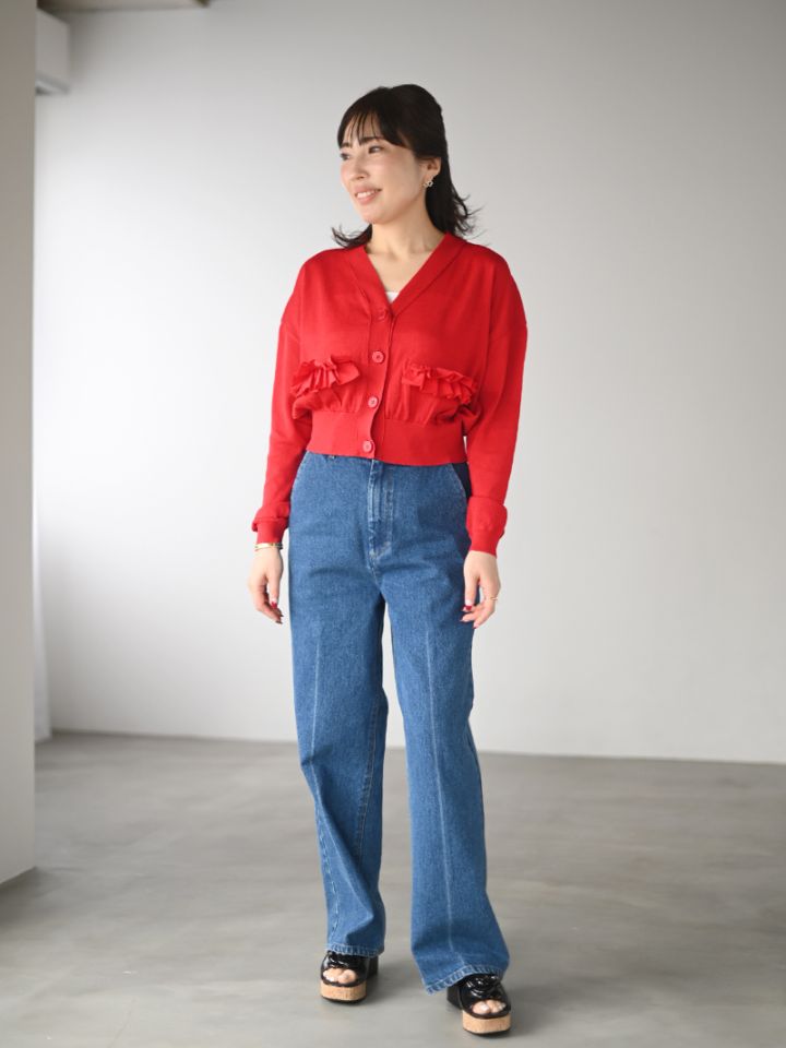 ウォッシャブルフリルカーディガン | Cardigan,長袖 | | TREFLE＋1