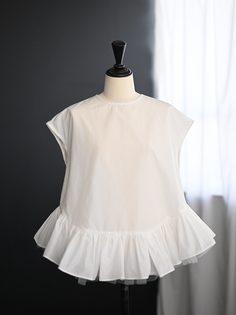trefle+1*ギャザーフリルブラウス ワイドフリルブラウス | Tops,ブラウス | | TREFLE＋1（トレフルプラス