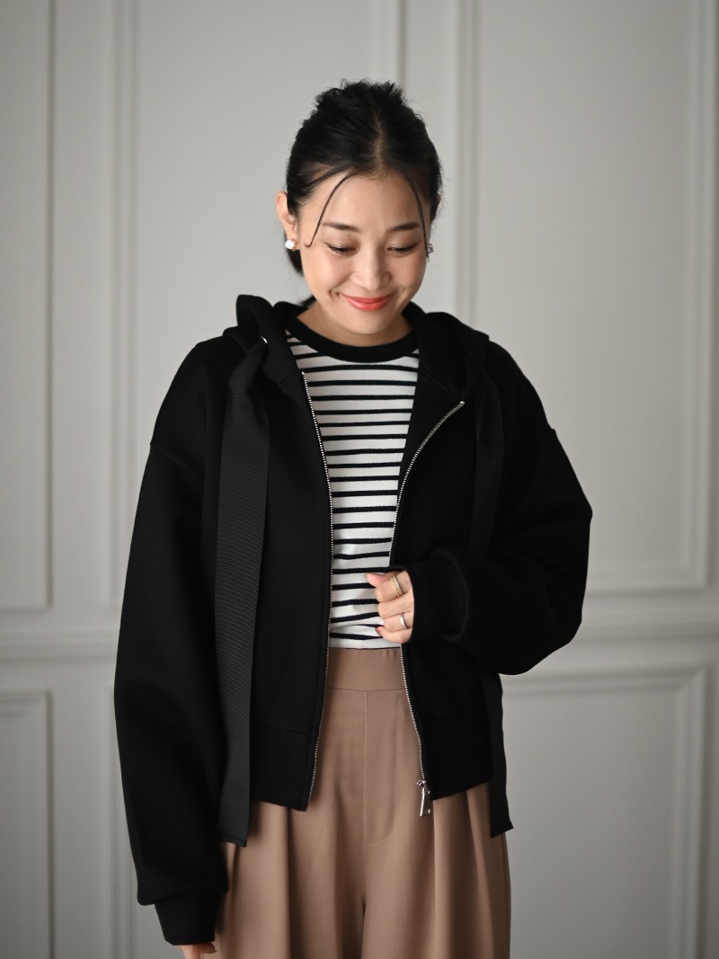 ribbonパーカー | Outer | | TREFLE＋1（トレフルプラスワン）