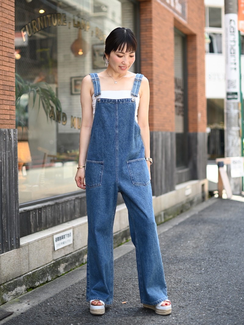 trefle+1 トレフル キャミデニムサロペット キャミデニムサロペット | Onepiece,サロペット | | TREFLE＋1