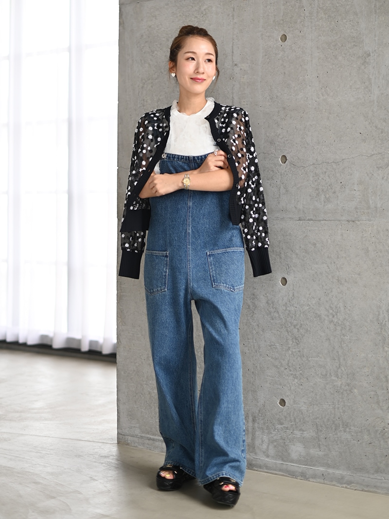 TREFLE+1 トレフルプラスワン　キャミデニムサロペット キャミデニムサロペット | Onepiece,サロペット | | TREFLE＋1
