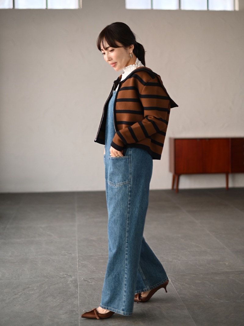 トレフル　デニムオーバーオール　サイズ01 トレフル デニムオーバーオール サイズ01 デニムオーバーオール