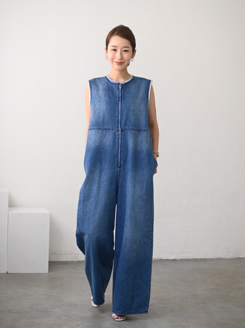デニムコンビネゾン | Onepiece,サロペット | | TREFLE+1(トレフル デニムコンビネゾン | Onepiece,サロペット | | TREFLE+1(トレフル