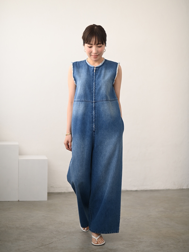 デニムコンビネゾン | Onepiece,サロペット | | TREFLE+1(トレフル デニムコンビネゾン | Onepiece,サロペット | | TREFLE+1(トレフル