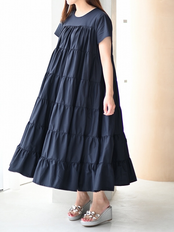 美品✨トレフル　フェアリーワンピース 半袖 ブルー　ティアード フェアリーワンピース～半袖 (long) | Onepiece,半袖
