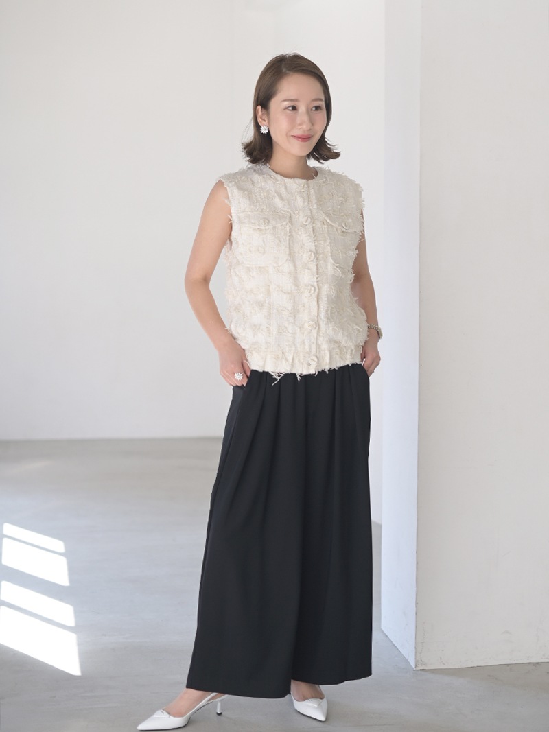 サテンイージーパンツ(BLACK) | すべての商品 | | TREFLE＋1（トレフル