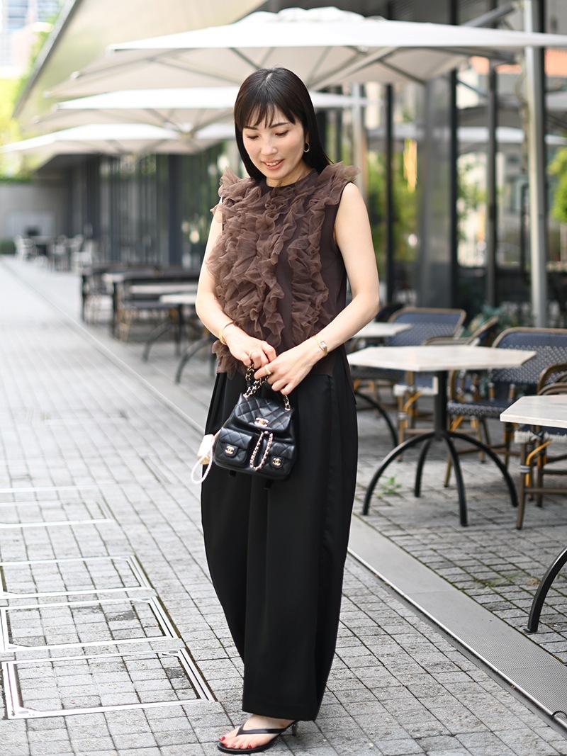 サテンイージーパンツ(BLACK) | すべての商品 | | TREFLE＋1（トレフル