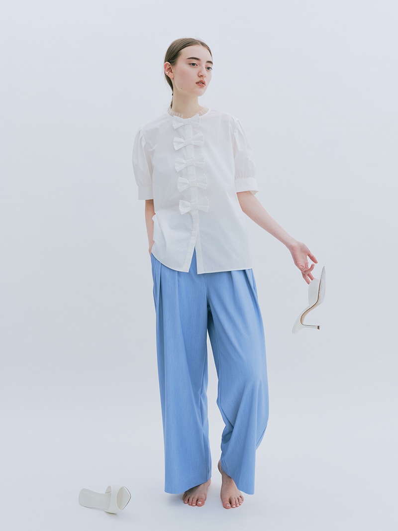 プチリボンブラウス | Tops,ブラウス | | TREFLE＋1（トレフル