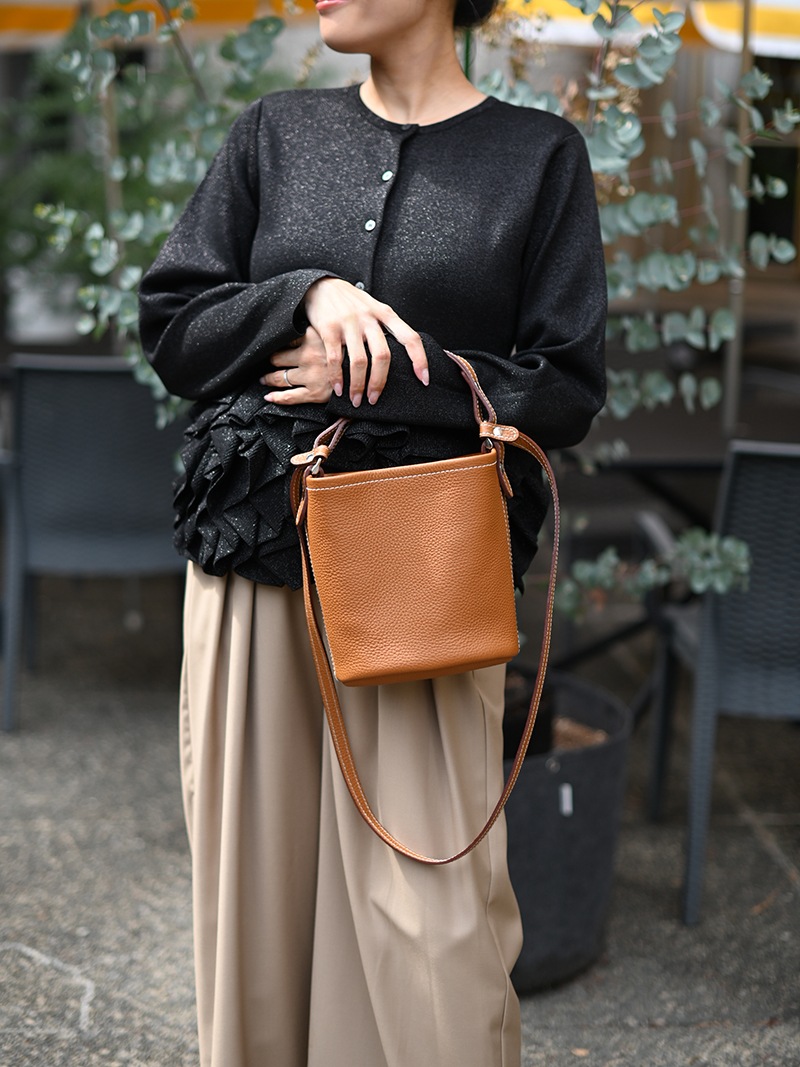 レザーバッグ-brown- | Bag | | TREFLE＋1（トレフルプラスワン）