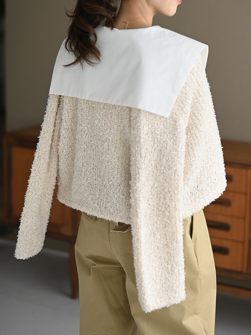 ラメスパンコールカーディガン | Cardigan,長袖 | | TREFLE＋1