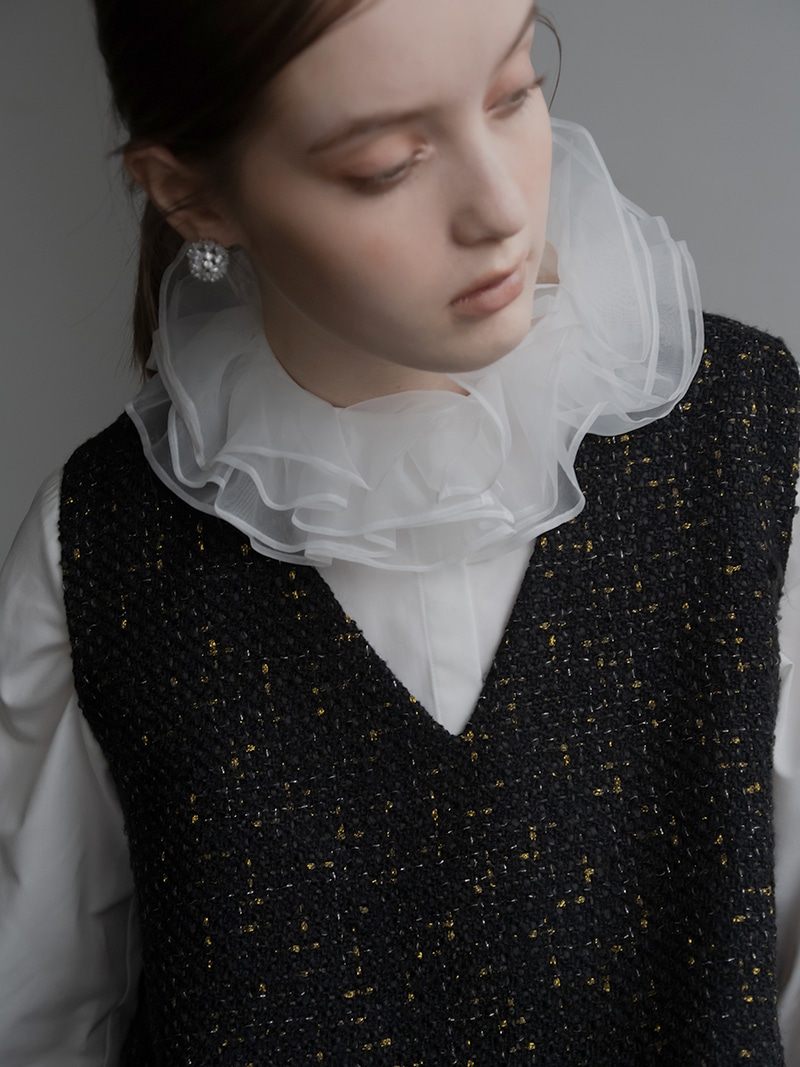 ツイードワンピース | Onepiece,ノースリーブ | | TREFLE＋1（トレフル