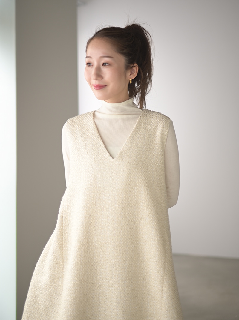 trefle+1 ツイードべスト trefle+1 ツイードべスト ツイードベスト | Outer | | TREFLE＋1