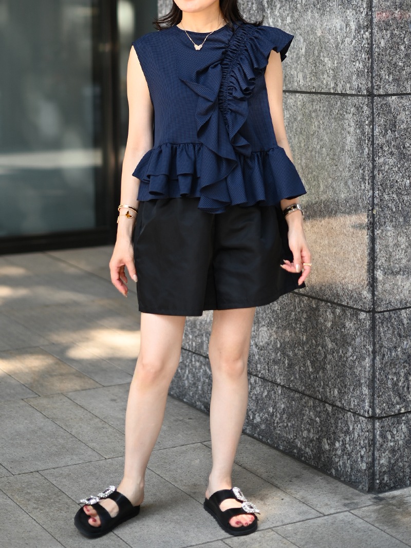 trefleplus フリルスクエアトップス　monotone フリルスクエアトップス | Tops,トップス | | TREFLE＋1