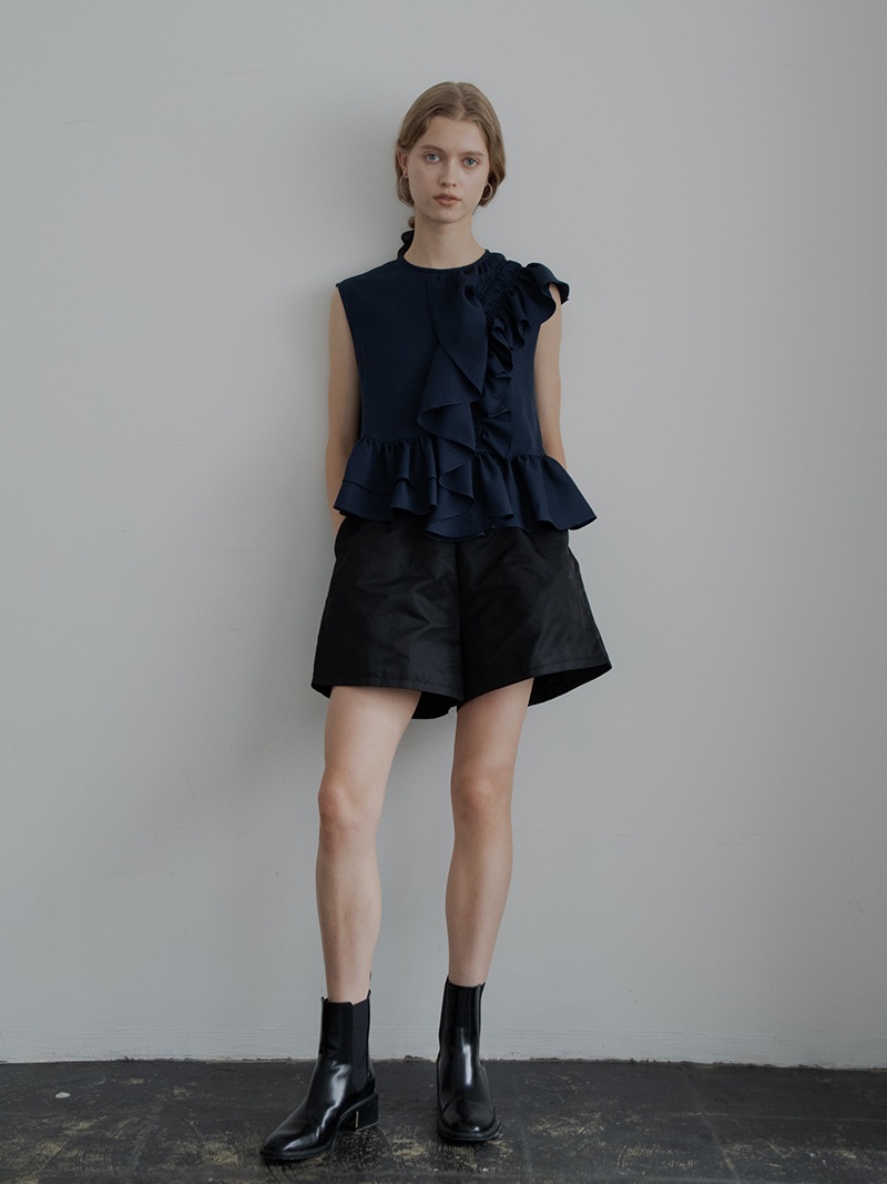 trefleplus フリルスクエアトップス　monotone フリルスクエアトップス | Tops,トップス | | TREFLE＋1