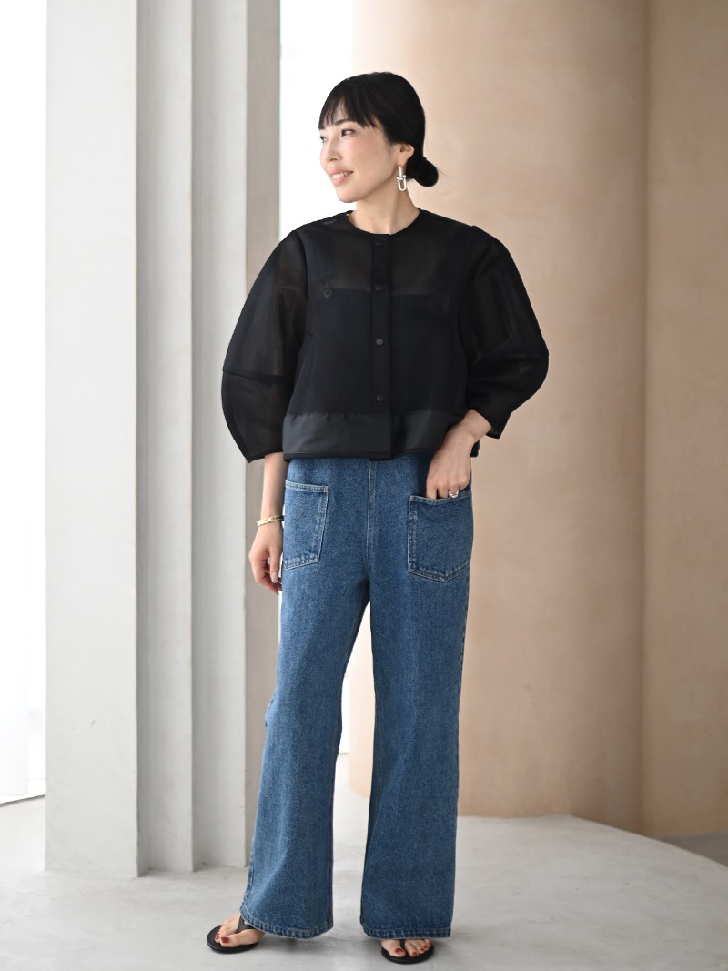 シアーブルゾン | Outer | | TREFLE＋1（トレフルプラスワン）