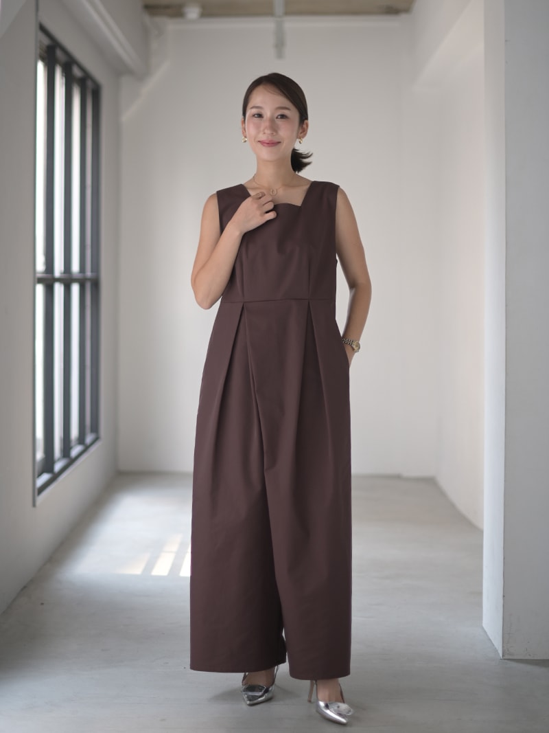 タフタサロペット | Onepiece,サロペット | | TREFLE＋1（トレフル